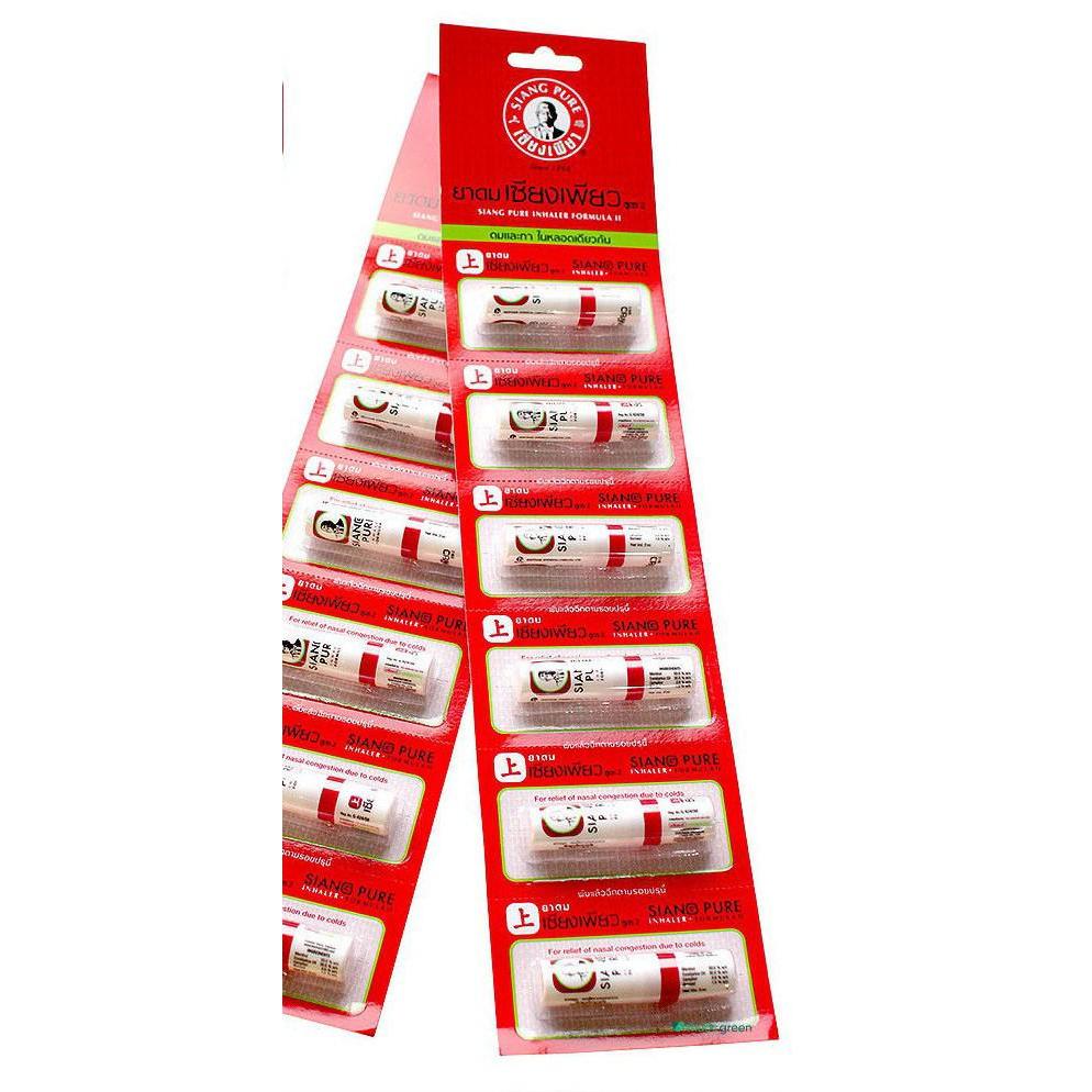 Ống Hít Siang Pure Inhaler Bertram làm giảm nghẹt mũi, chóng mặt