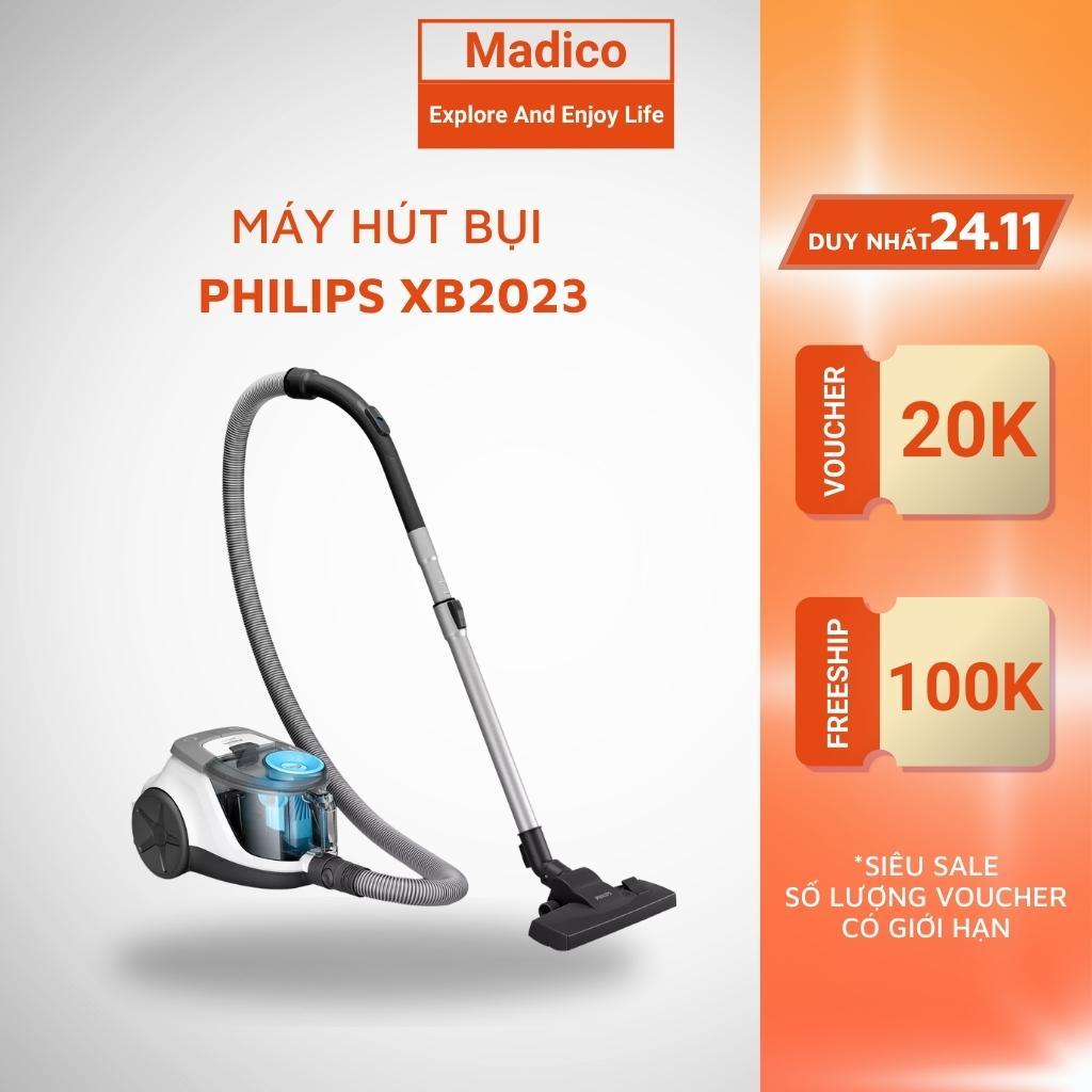 Máy Hút Bụi Philips Có Hộc Chứa XB2023 Công Suất Lớn 1500W Công Nghệ Power Cyclone 4 Bộ Lọc Super Clean Air - madicovn