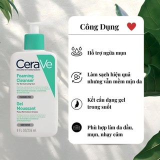 Sữa rửa mặt Cerave Cleanser 236ml