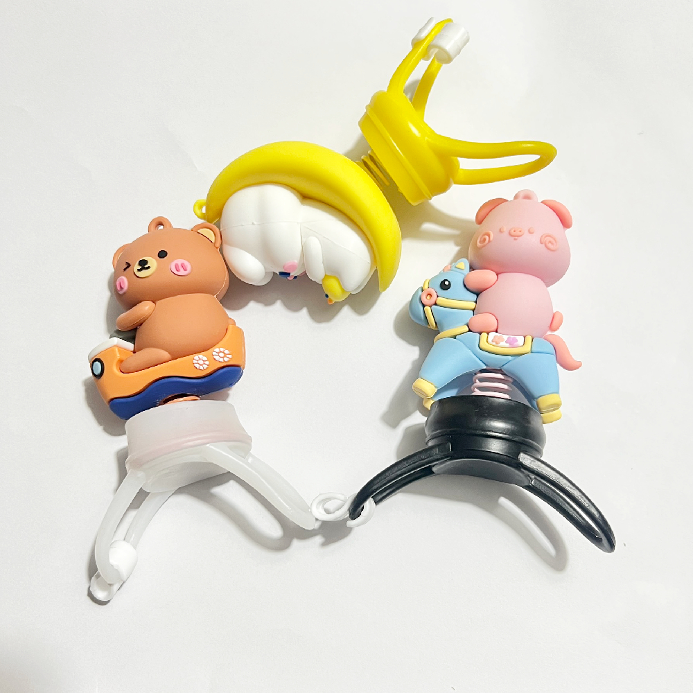 Đai Đen, Trắng, Vàng  Vịt giang hồ , phụ kiện  dành cho, thú nhún, vịt, heo hồng, doremon gắn xe đạp xe máy, mũ bảo hiểm