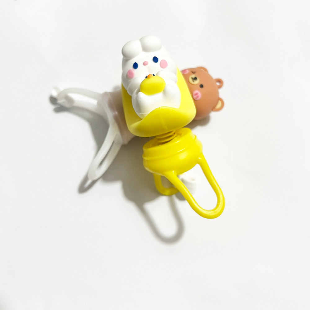 Đai Đen, Trắng, Vàng  Vịt giang hồ , phụ kiện  dành cho, thú nhún, vịt, heo hồng, doremon gắn xe đạp xe máy, mũ bảo hiểm