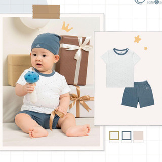 Bộ cộc tay cài vai Bu, Bubaby sợi tre 6m - 4Y