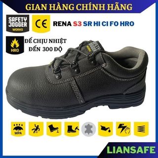 Giày bảo hộ lao động nam Safety Jogger Rena S3 mũi thép - Giày chống đinh nam công trình