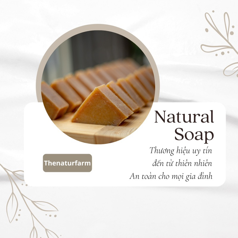 Xà bông cà phê quế naturfarm giúp sạch mụn, sáng da, mờ thâm
