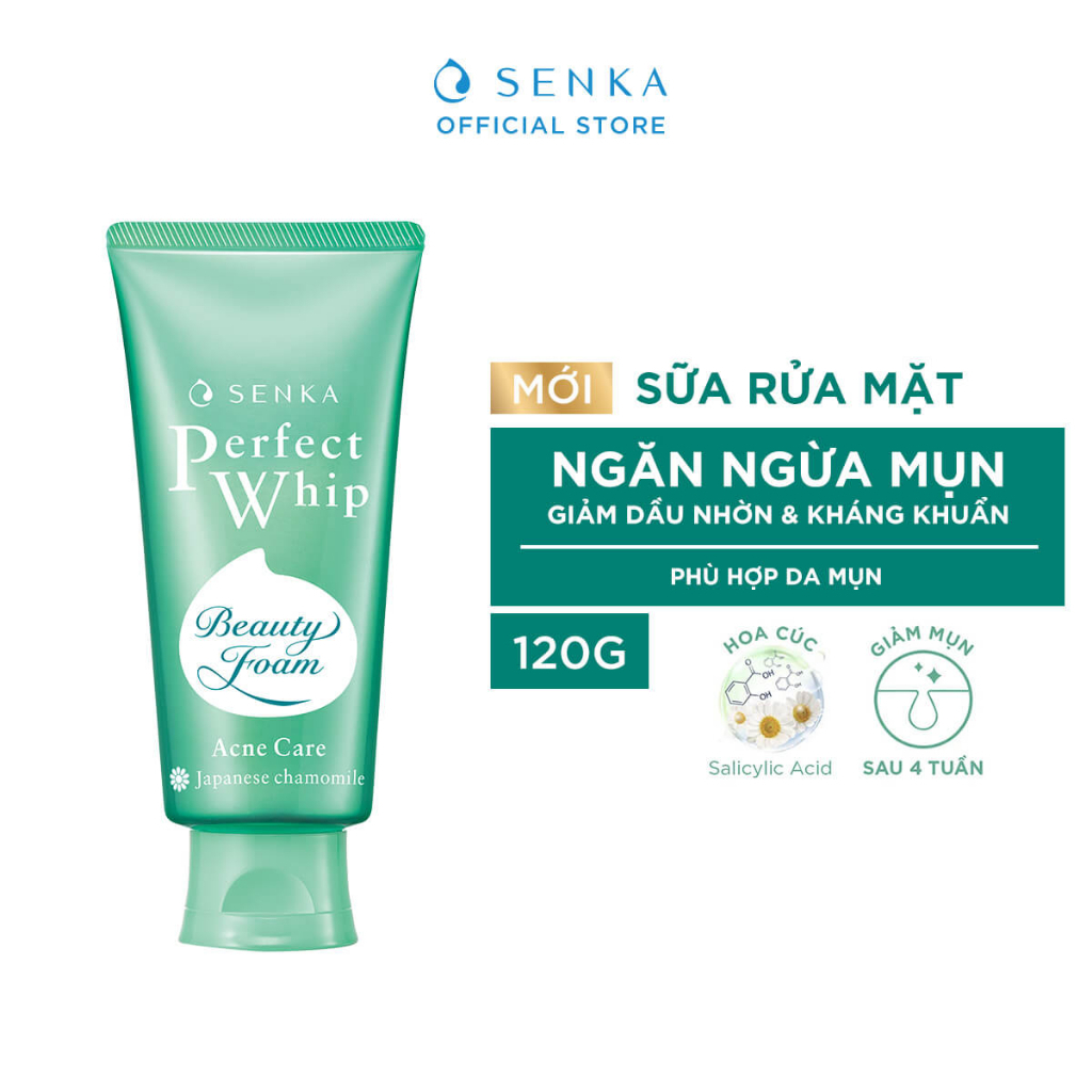 Sữa Rửa Mặt Senka Perfect Whip 100g & 120g