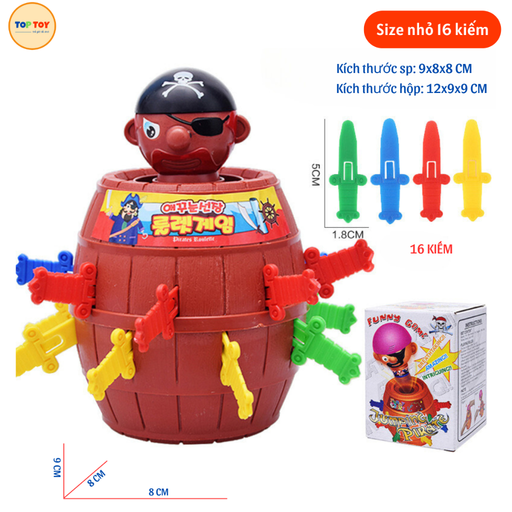 Đồ Chơi Đâm Hải Tặc Cướp Biển Vui Nhộn TOPTOY, Trò Chơi Xả Stress Giải Trí Cho Cả Gia Đình