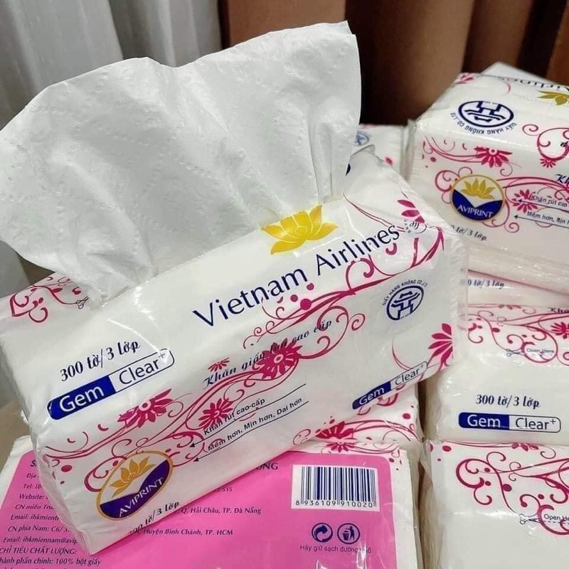 Khăn giấy rútVietnam Airline Siêu Dai Siêu mịn(LOẠI RẺ