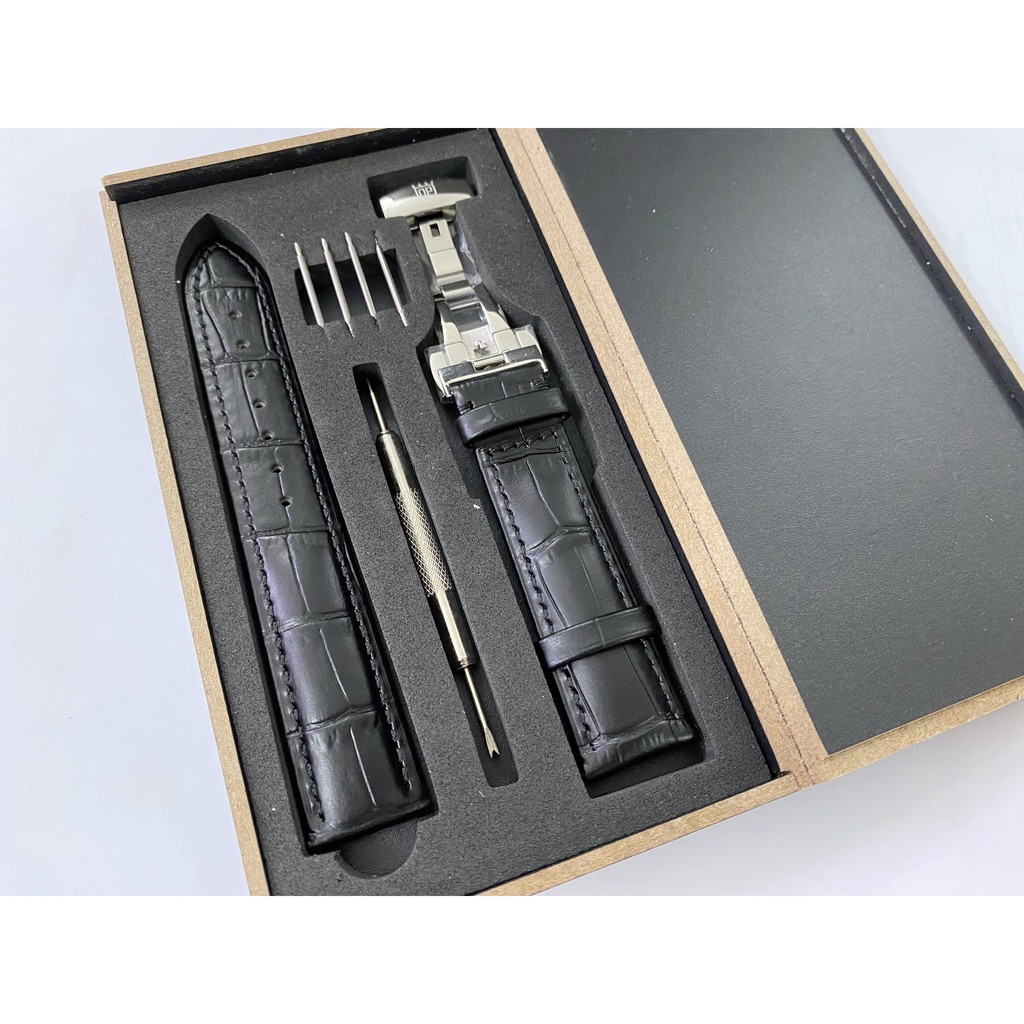 Dây Da Đồng Hồ Olym Pianus Khóa Bướm Chính Hãng