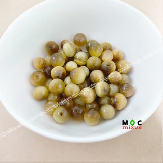 12mm/ 10mm/ 1 hạt tròn mix vòng tay xỏ diy đá sáng màu như hình mô tả _ mộc mixue
