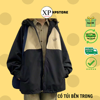 Áo khoác dù có túi trong camping what phối màu xinh