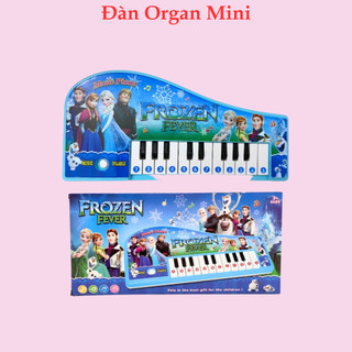 Đàn mini organ đàn cho bé màu xanh giúp bé học tập với âm nhạc phát triển trí não