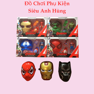 Đồ chơi siêu nhân siêu anh hùng mặt nạ siêu nhân cho bé lựa chọn nhập vai phát triển trí não