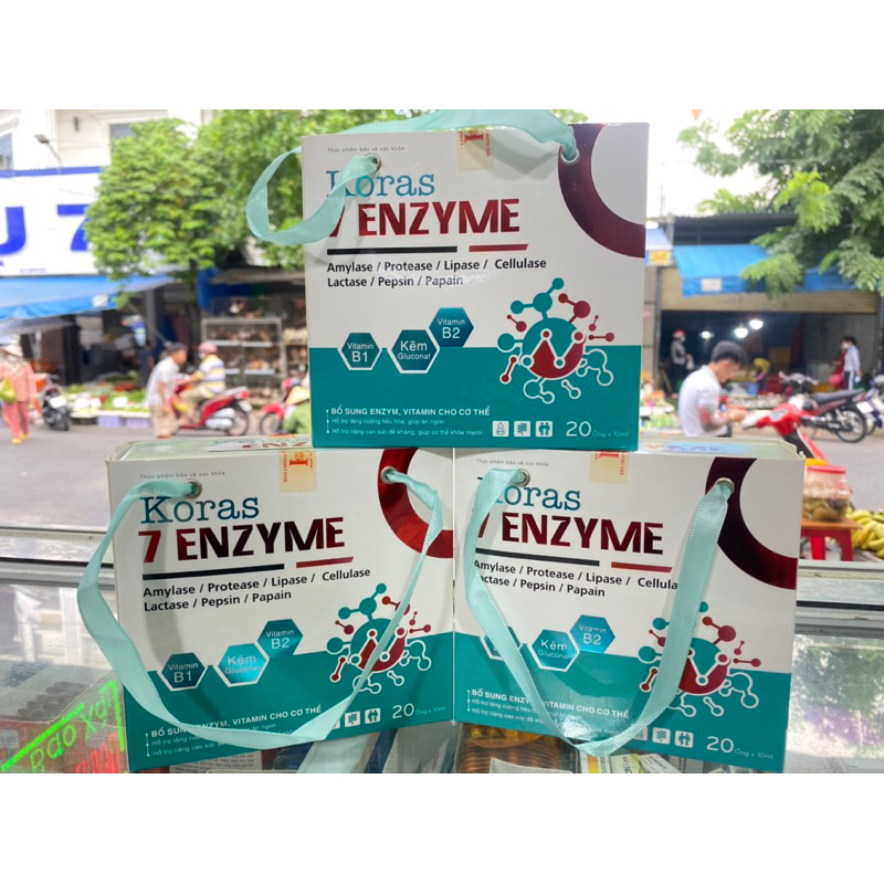 Koras 7 ENZYME – Bổ sung Enzym, Vitamin cho cơ thể - Hỗ trợ ăn ngon, tăng cường tiêu hóa, tăng đề kh