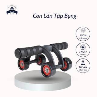 [Mã INBAU154 giảm 15K đơn 99K] Con Lăn Tập Bụng 4 Bánh Chắc Chắn Dễ Dàng Tiện Lợi Tập Luyện Tại Nhà (GVQ Store)
