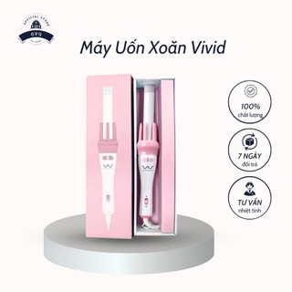 Máy Uốn Tóc Xoăn Vivid Tự Động Xoay 360 Độ Dễ Dàng Làm Xoăn Tại Nhà Chuẩn Salon (GVQ Store)