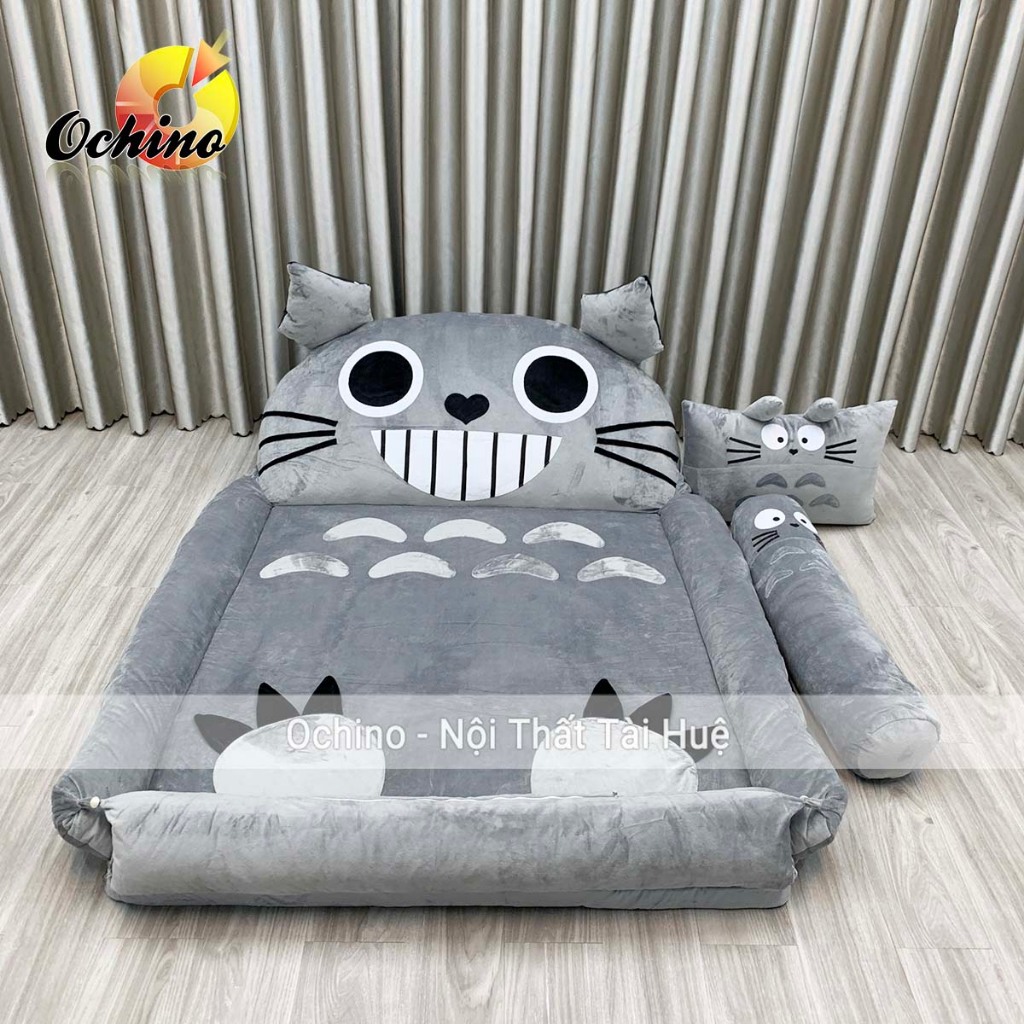 Giường nệm thú bông Dáng Nôi Hàng handmade Size 1m1 x 1m6