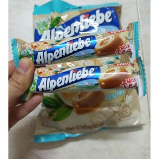 1 thỏi 10 Viên Kẹo Alpenlibe Hồng Trà Sữa/ Trà bưởi mật ong