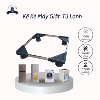 Kệ Kê Máy Giặt, Tủ Lạnh Đa Năng Điều Chỉnh Được Kích Thước Từ 48-60cm (GVQ Store)