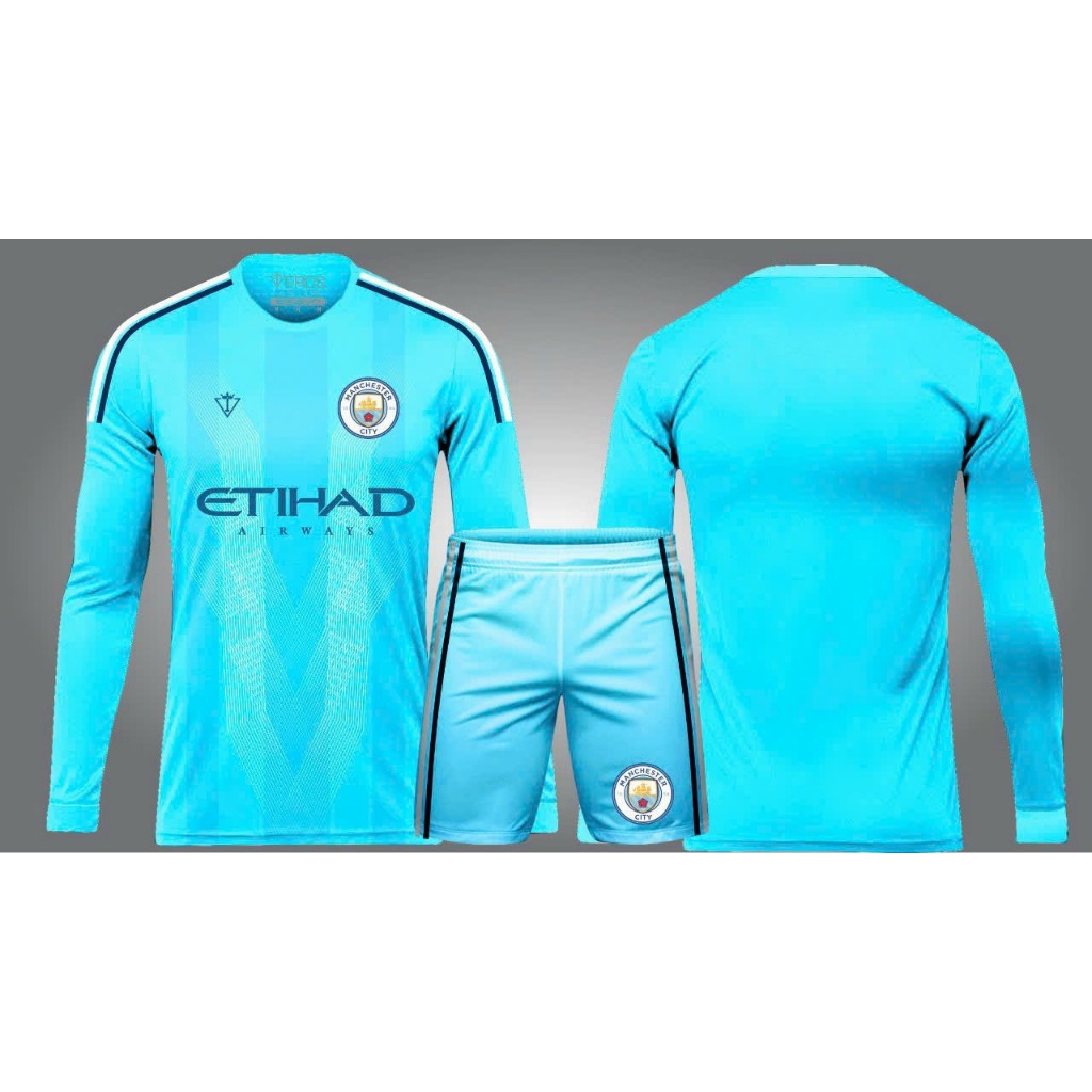 Bộ quần áo bóng đá Man City dài tay EROS DT-04/23
