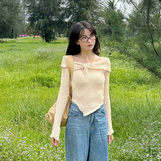 Maymee Studio - Áo len dệt kim trễ vai - Sina Knit Top
