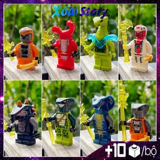 Đồ chơi lắp ráp nhân vật ninja rắn phản diện 8 phân loại nhân vật