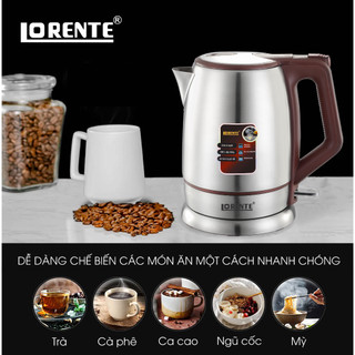 Ấm đun siêu tốc Inox Lorente LT - 3060 ( Dung tích 1,8 Lit )