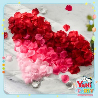 Set 100 cánh hoa hồng trang trí phòng cưới, tân hôn, ngày kỷ niệm, ngày lễ tình nhân