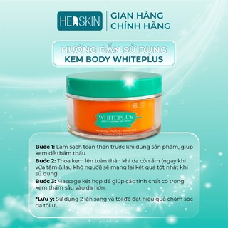 Kem Body whitePlus Herskin 350gr