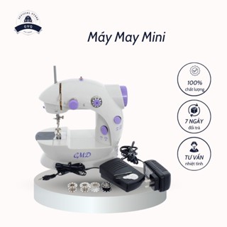 Máy May Mini Gia Đình Có Đèn Led Để Bàn Nhỏ Gọn Tiện Lợi Sử Dụng (GVQ Store)