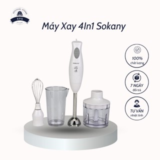 Máy Xay Đa Năng Sokany 4 In 1 Cầm Tay Cao Cấp Công Suất 1000W Tiện Lợi Sử Dụng (GVQ Store)