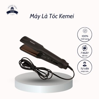 Máy Là Tóc Kemei Uốn Duỗi 4 Mức Nhiệt Không Gây Hại Tóc Dễ Dàng Sử Dụng Tại Nhà (GVQ Store)