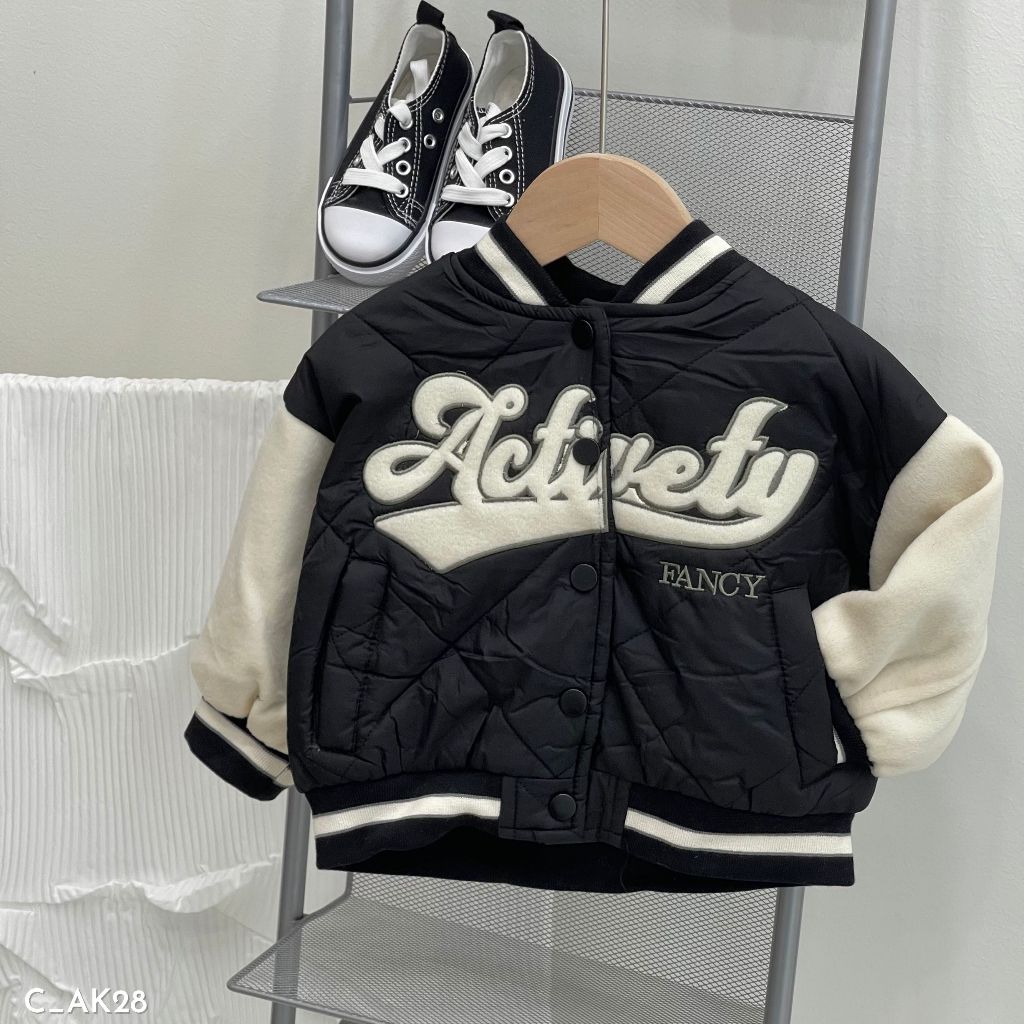 Áo khoác cho bé trai, áo khoác mùa đông cho bé EMBES KIDS 11kg - 28kg