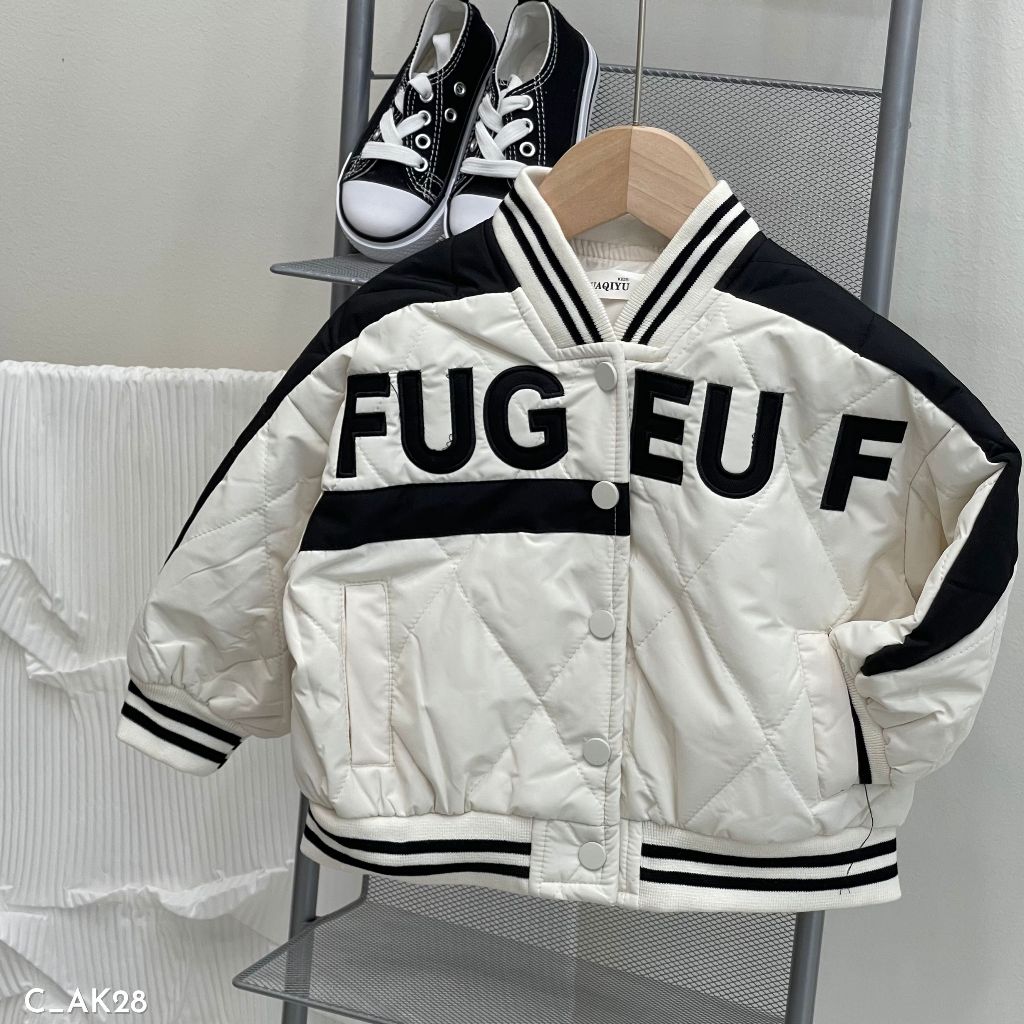 Áo khoác cho bé trai, áo khoác mùa đông cho bé EMBES KIDS 11kg - 28kg