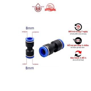 Nối thẳng ống phun sương lpde lắp ống phun sương lpde phi 8mm| phụ kiện tưới giá sỉ