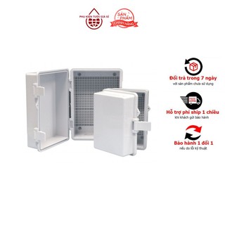 Tủ điện ngoài trời chống nước chất liệu nhựa abs kích thước 225x155x125|phụ kiện tưới giá sỉ