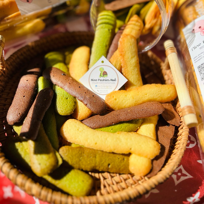Bánh cookies lưỡi mèo giòn - Nhà Nine