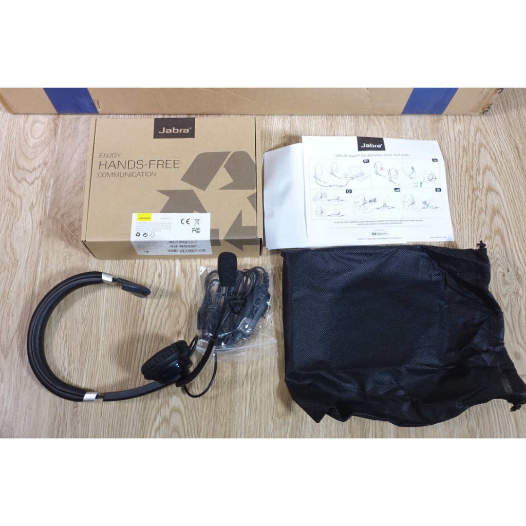 Tai Nghe Jabra UC Voice 550 Mono  Hàng Mới 100%, Bảo Hành 12 Tháng