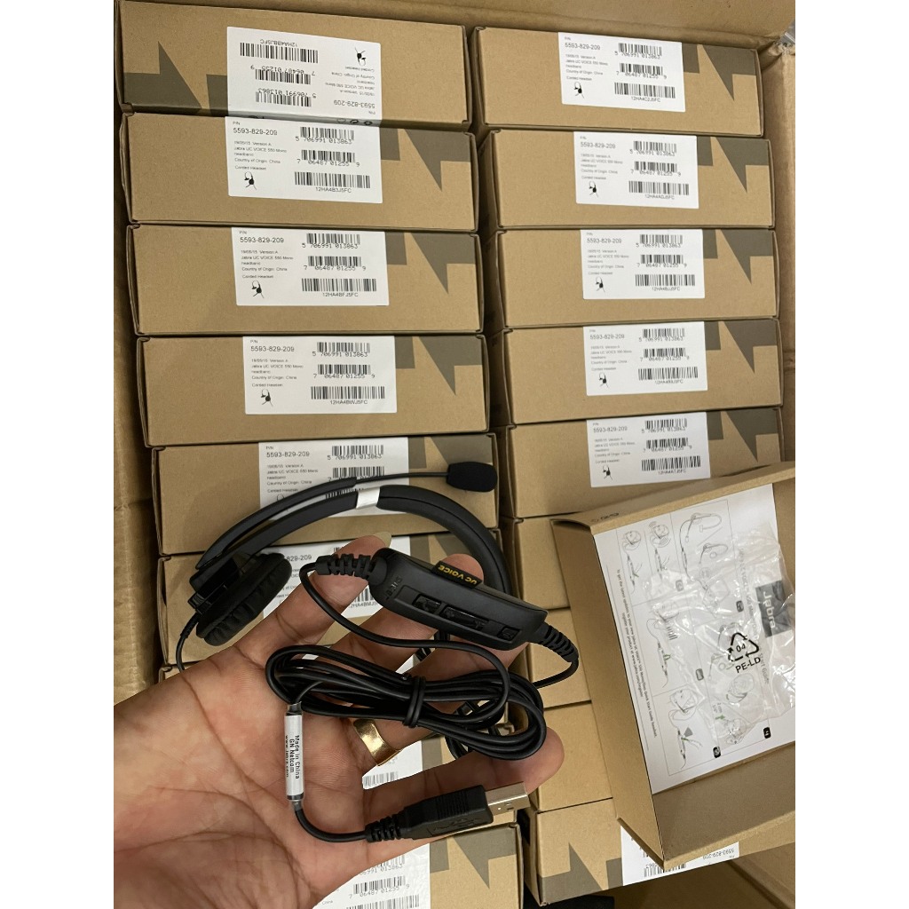 Tai Nghe Jabra UC Voice 550 Mono  Hàng Mới 100%, Bảo Hành 12 Tháng