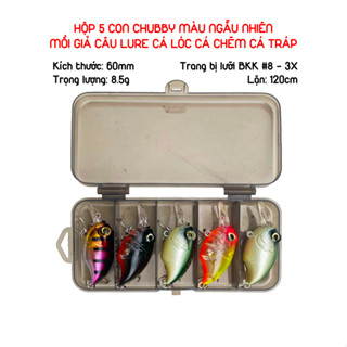 Mồi câu lure CHUBBY cá lóc cá chẽm cá tráp cực nhạy