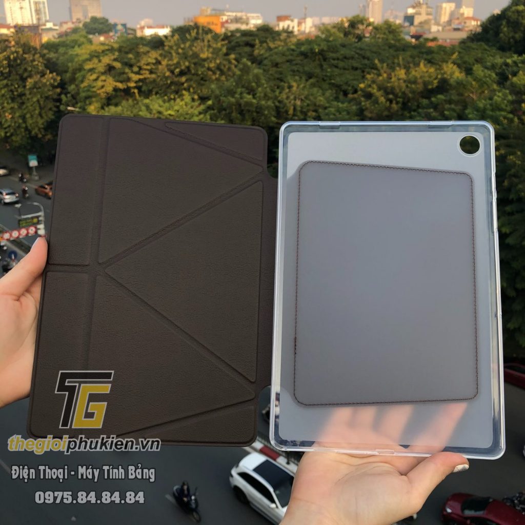 Bao da Samsung Galaxy Tab A9 2023 X110/ X115 và Tab A9+ 2023 X210/ X215 chính hãng ONJESS lưng silicon