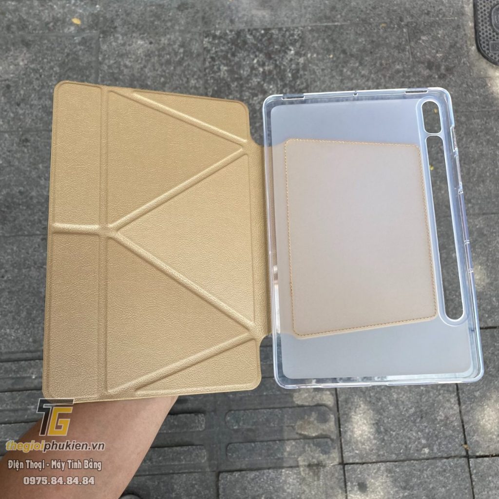 Bao da Samsung Galaxy Tab S9 FE và Tab S9 FE+ chính hãng ONJESS lưng silicon