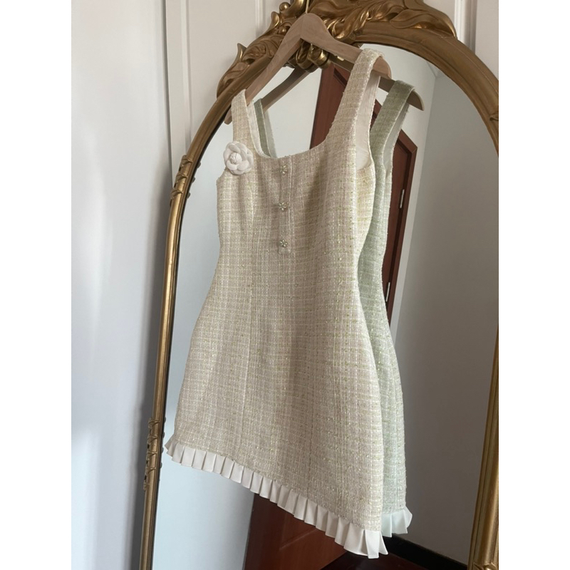 Mimi tweed dress váy Tweed Mimi thiết kế Phoebe