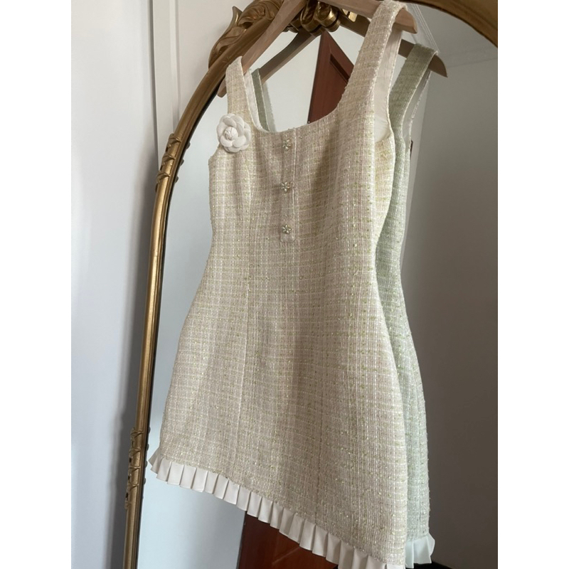 Mimi tweed dress váy Tweed Mimi thiết kế Phoebe