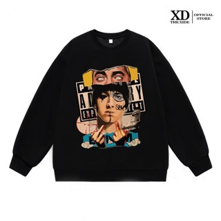 Áo sweater nỉ The Xide in hình CHẤT LỪ form unisex nam nữ chất nỉ bông dày dặn Q1