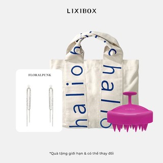 Combo Lược Gội Đầu Lixibox, Túi Halio Canvas, Lana Earrings