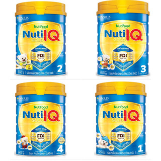 Date 2025- sữa bột nuti iq gold 1/2/3/4 lon 400g và 900g