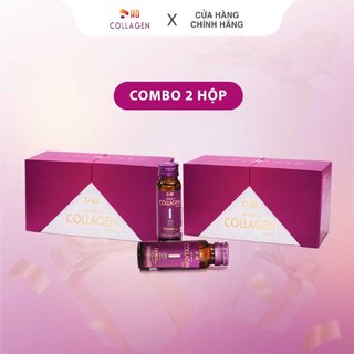 Combo 2 hộp (20 chai) nước uống HD Collagen Drink 2 in 1 (Collagen + NMN)