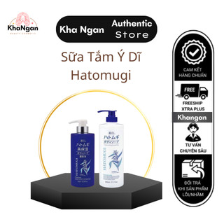 Sữa tắm trắng da, dưỡng ẩm ý dĩ hatomugi 800ml Nhật Bản