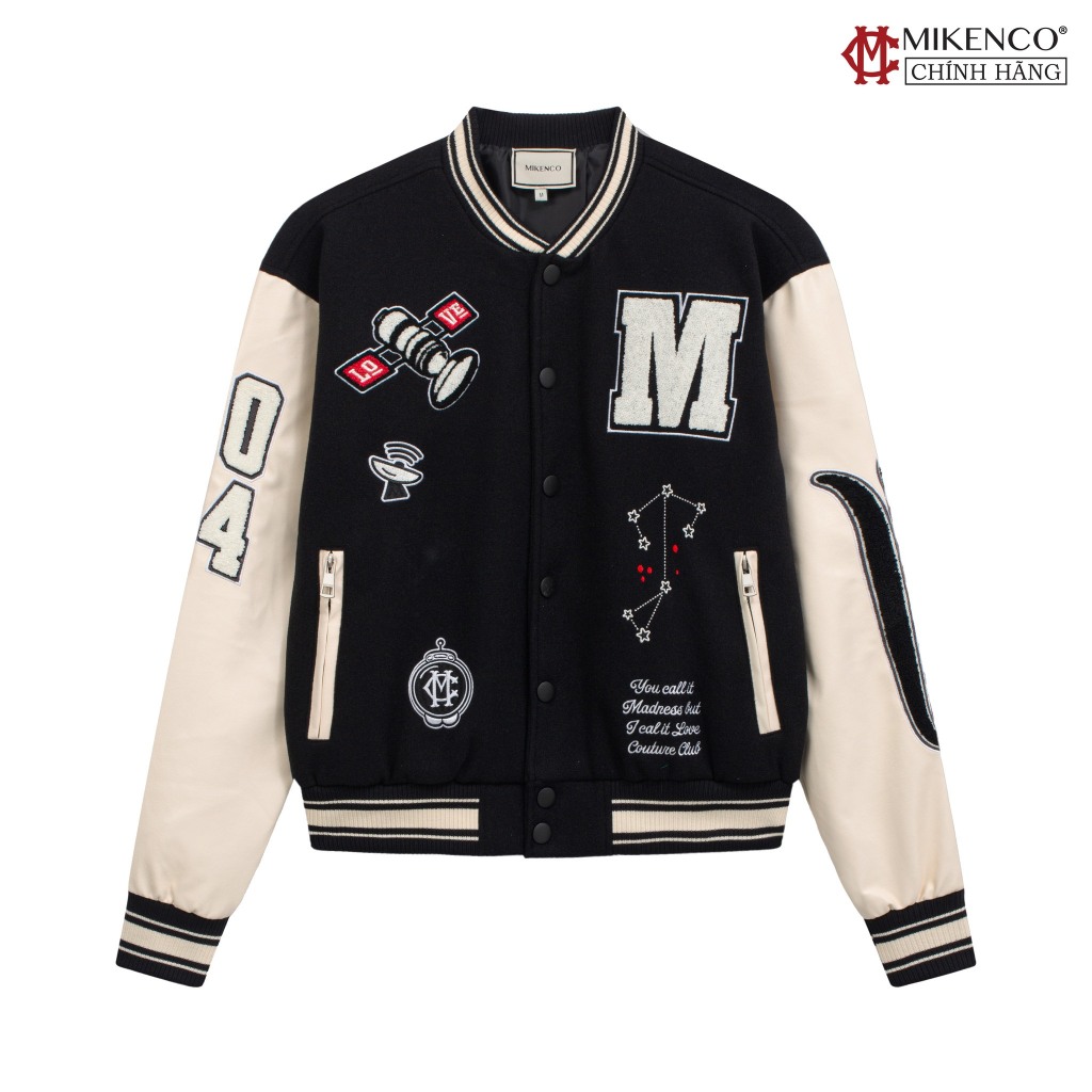 Áo khoác varsity nam MIKENCO World Wide Varsity