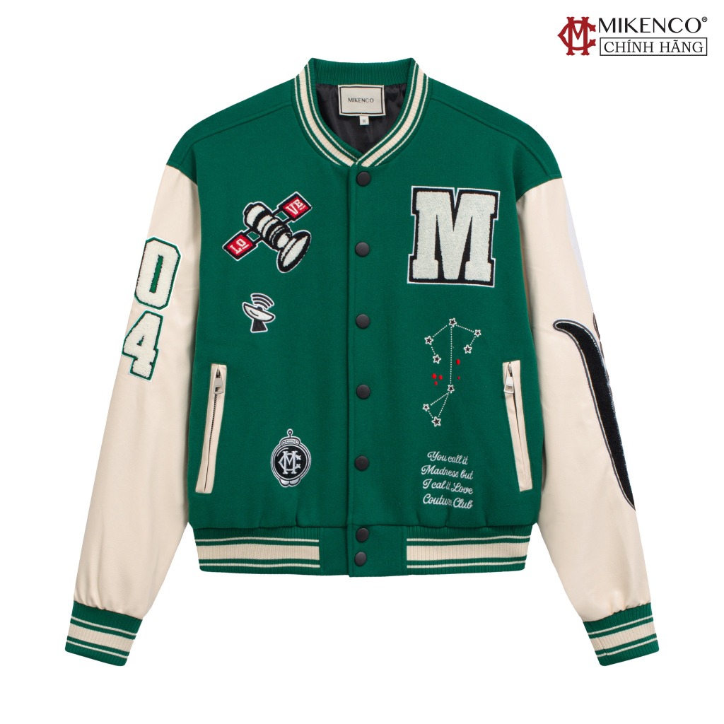 Áo khoác varsity nam MIKENCO World Wide Varsity